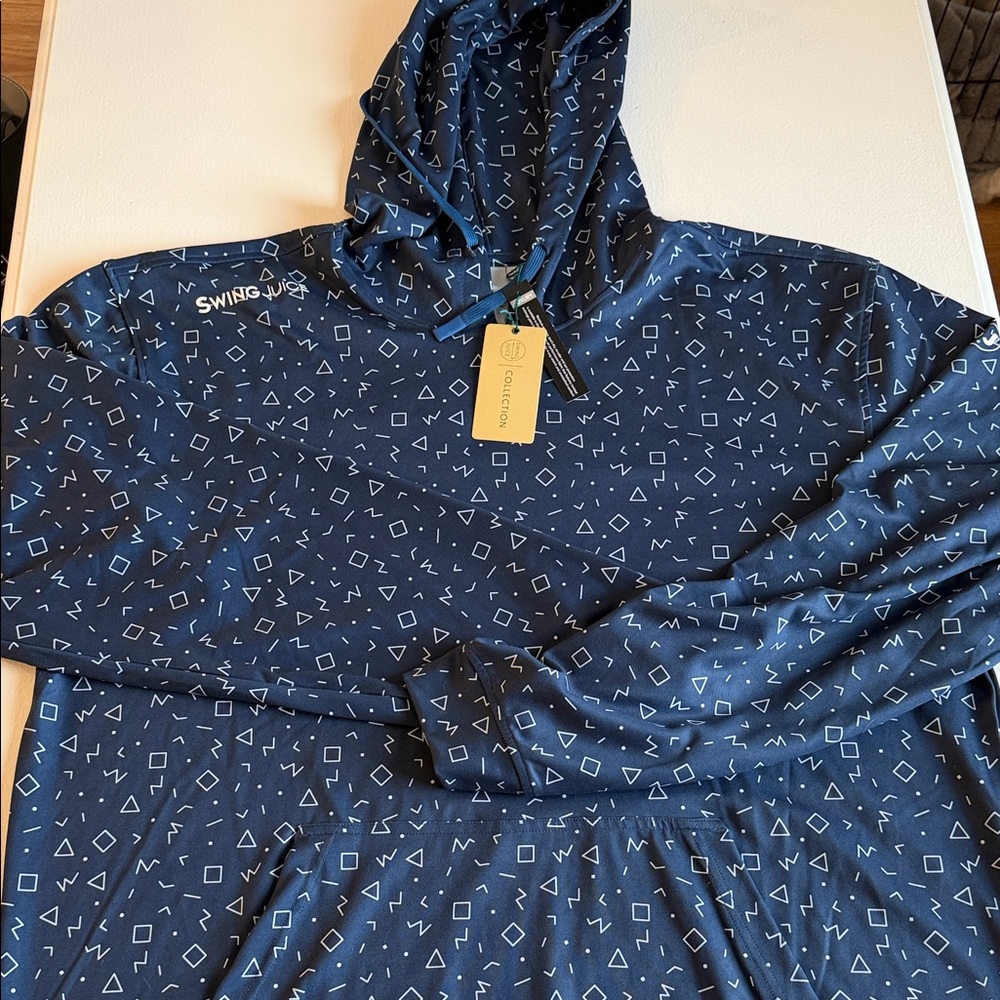 Swing Juice Navy Performance Hoodie